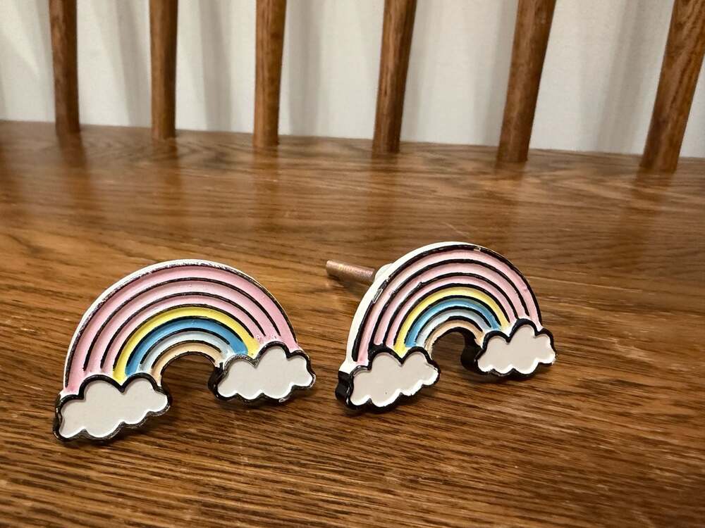 Rainbow Drawer Knobs: Whimsical Cabinet Hardware - ,